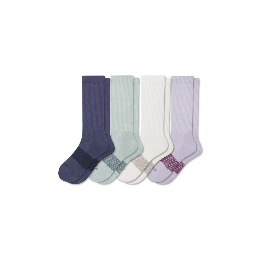 Women's Solids Calf Sock 4-Pack G0